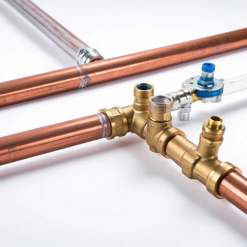 Закладка фреоновых труб