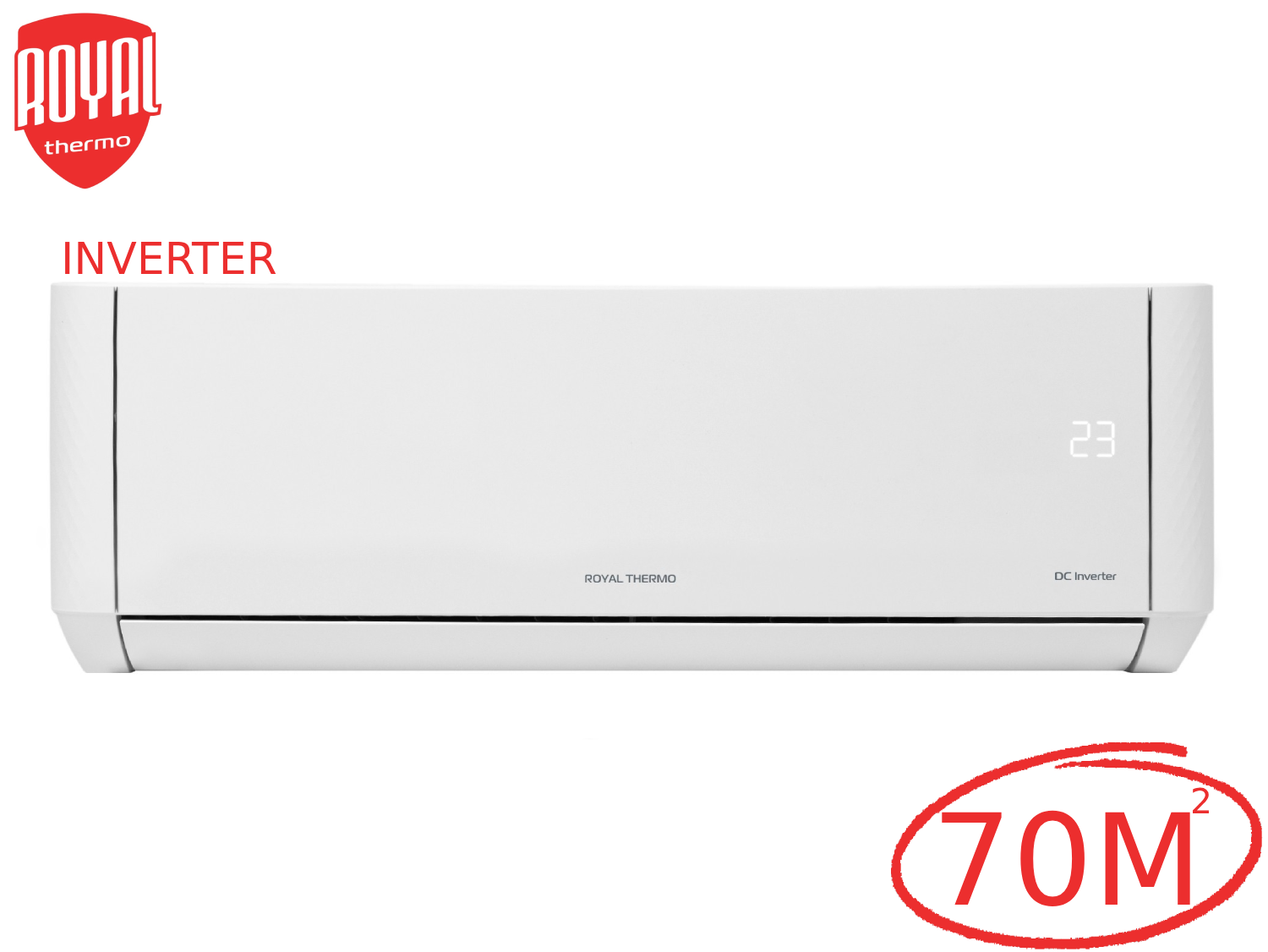 Сплит-система ROYAL THERMO серии BAROCCO DC RTBI-24HN8/white комплект