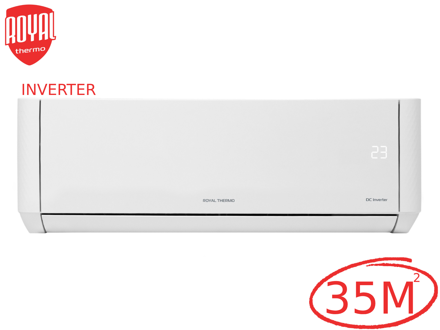 Сплит-система  ROYAL THERMO серии BAROCCO DC RTBI-12HN8/white комплект