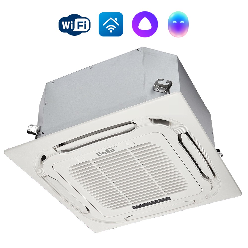 Сплит-система кассетного типа Ballu Machine серии Universal 3 BLC_C-18HN1_21Y (compact) комплект