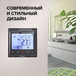 Терморегулятор CALEO C936 Wi-Fi встраиваемый, цифровой, программируемый, 3,5 кВт