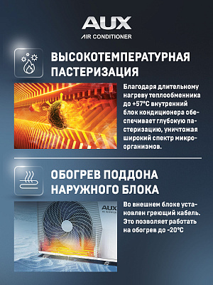 Сплит-система AUX серии J Progressive ASW-H12A4/JD-R2DI (v1) Inverter комплект