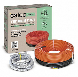 Нагревательная секция для теплого пола CALEO CABLE 18W 20 м