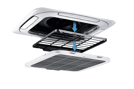 Инверторная сплит-система кассетного типа серии SYNERGY TL-PC140-FR4 (комплект)
