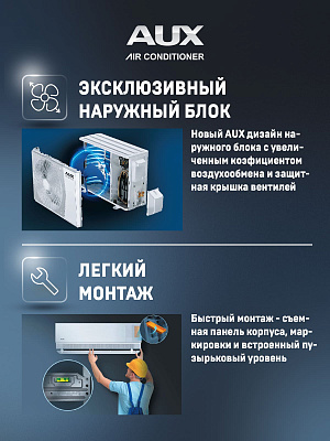 Сплит-система AUX серии Classic ASW-H12A4/BA-R2DI Inverter комплект