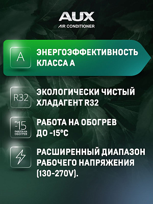 Сплит-система AUX серии Classic ASW-H12A4/BA-R2DI Inverter комплект