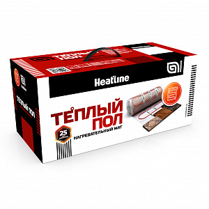 Двужильный нагревательный мат Heatline MS-75-0,5
